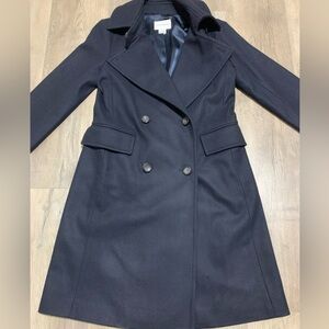 CLUB MONACO Virgin Wool Double Breasted Coat